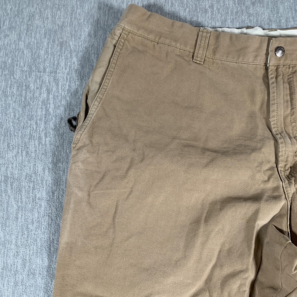 Columbia Pants Mens 36x30 Brown Cotton Canvas Utility Workwear Casual - Picture 4 of 16
